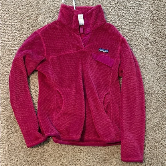 Patagonia Women's pink Fleece pullover - Picture 1 of 3